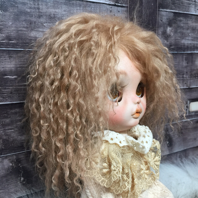 blythe_w-143イタリアアプリコットベージュ✨チベットフルスキンウィッグ