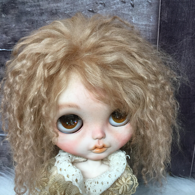 blythe_w-143イタリアアプリコットベージュ✨チベットフルスキンウィッグ