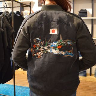 限定品　DENHAM デンハム×フルカウントリバーシブル スカジャン