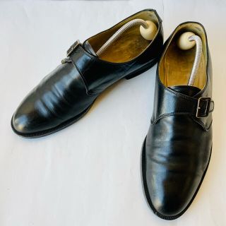 リーガル(REGAL)のREGAL リーガル 革靴 モンクストラップ 黒 26cm 除菌・消臭済み(ドレス/ビジネス)