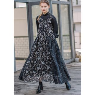 AULA AILA LACE FLARE DRESS ワンピース