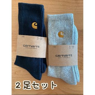 カーハート(carhartt)の○新品○  カーハート  ソックス  2足セット  グレー&ネイビー(ソックス)