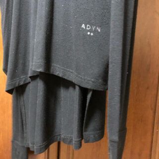 ADYN 指抜き　ロングTシャツ(Tシャツ/カットソー(七分/長袖))