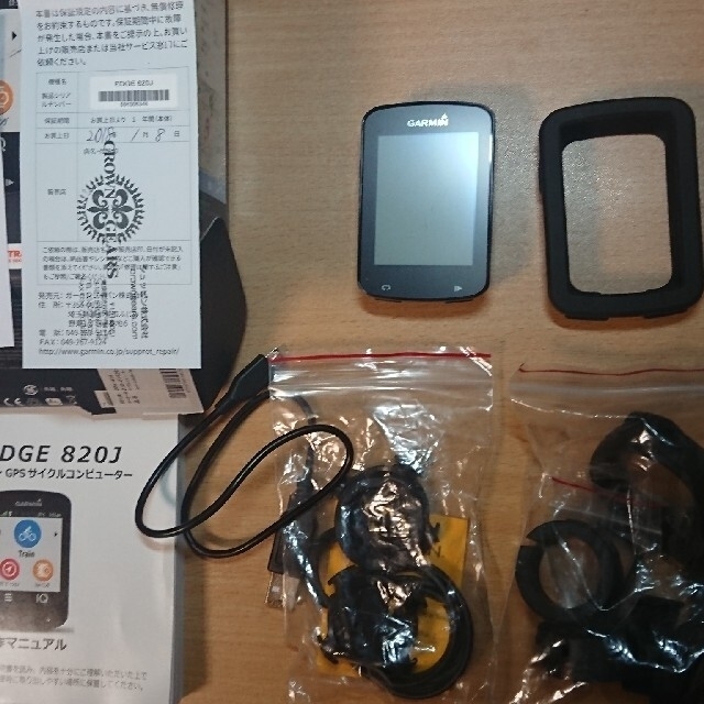 garmin edge820j 地図 ガーミン ケース付き 国内正規品 - その他