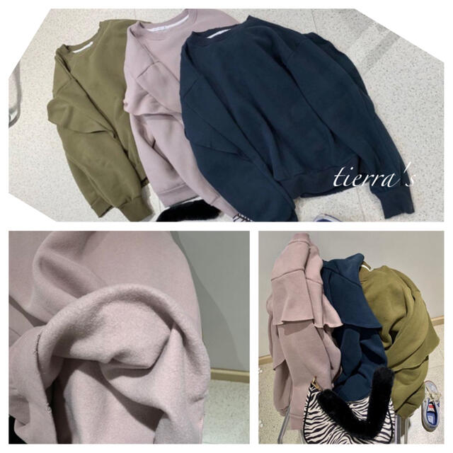 ZARA(ザラ)のimport❁︎バックスタイル フリル 裏起毛 ダメージ加工 スウェット レディースのトップス(トレーナー/スウェット)の商品写真