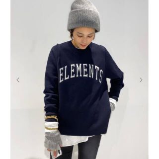 新品★ AP STUDIO  ELEMENTS ニットプルオーバー