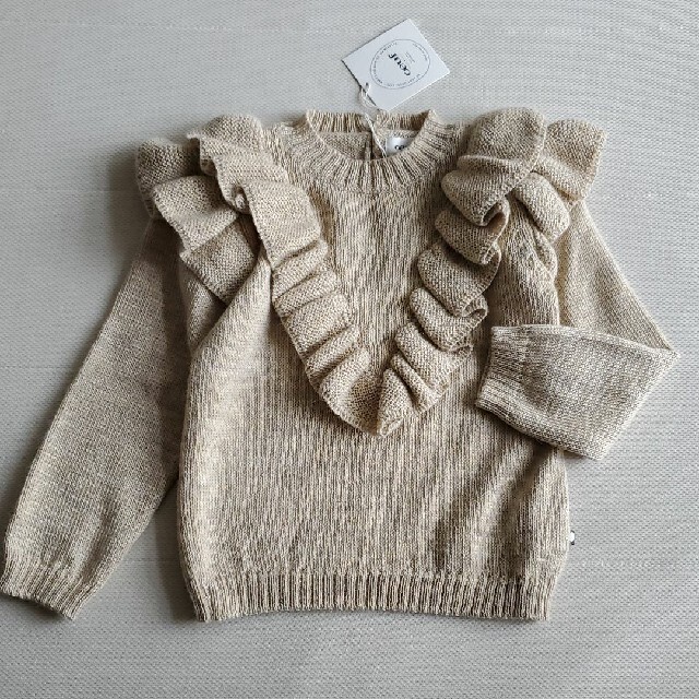 Caramel baby&child (キャラメルベビー&チャイルド)の6-7Y*oeuf NY ベビーアルパカニット セーター キッズ/ベビー/マタニティのキッズ服女の子用(90cm~)(ニット)の商品写真
