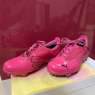 プーマ(PUMA)のPUMA ゴルフシューズ　レディース　ピンク　23.5cm (シューズ)