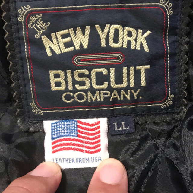 NEW YORK BISCUIT COMPANY レザージャケットの通販 by damu|ラクマ