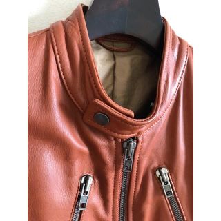 マルタンマルジェラ(Maison Martin Margiela)の【龍虎乱舞様専用】◆マルタン・マルジェラ/八の字ライダース/レザー2(ライダースジャケット)