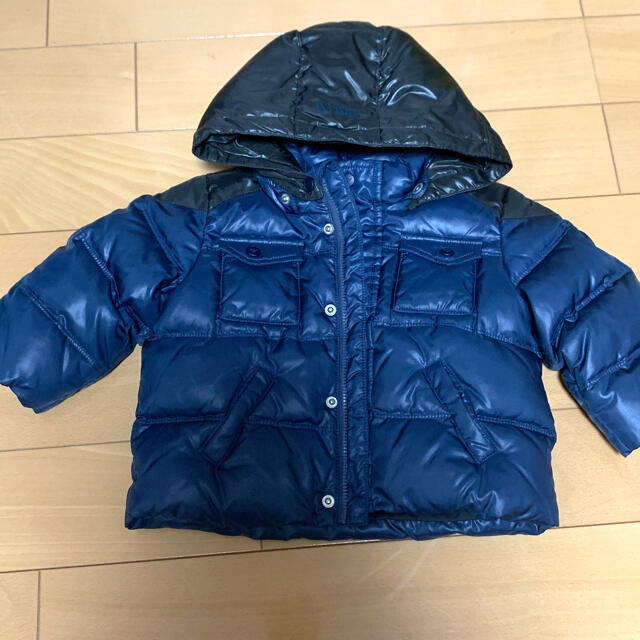 Armani(アルマーニ)の美品　アルマーニ ARMANI BABY ダウンジャケット  12M74cm キッズ/ベビー/マタニティのベビー服(~85cm)(ジャケット/コート)の商品写真