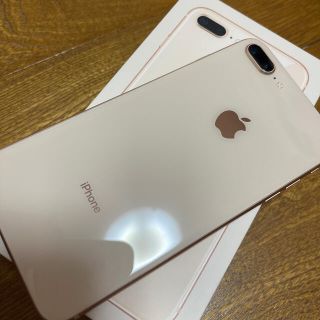 アイフォーン(iPhone)のiPhone8plus 64GB ゴールド(スマートフォン本体)