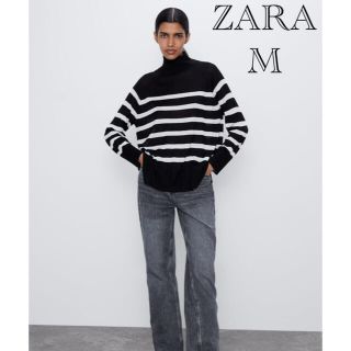 新品ZARA ハイネックニットセーター　M 春用(ニット/セーター)