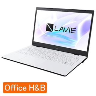 エヌイーシー(NEC)の新品 LAVIE Smart HM パールホワイト　PC-SN212RADG-D(ノートPC)