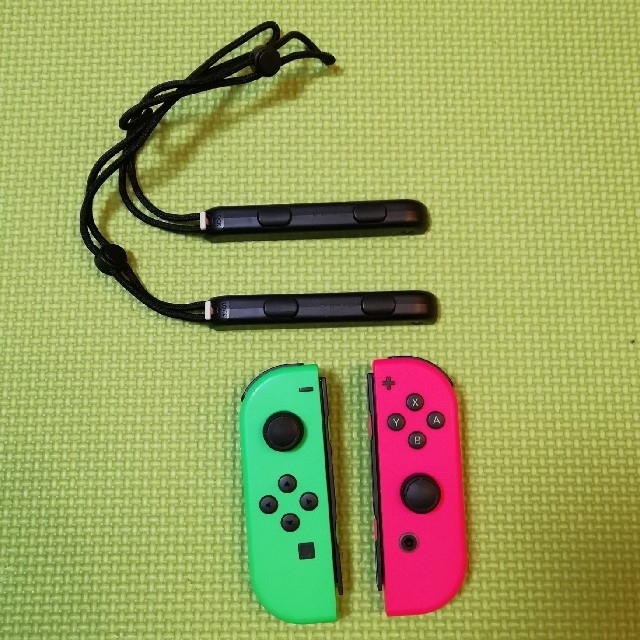 任天堂(ニンテンドウ)の☆NintendoSwitch☆Joy-Con☆ネオングリーンネオンピンク☆ エンタメ/ホビーのゲームソフト/ゲーム機本体(その他)の商品写真