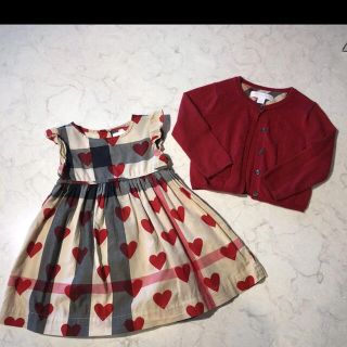 バーバリー(BURBERRY) ハート ベビー ワンピースの通販 28点