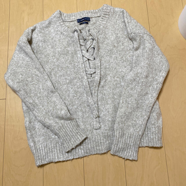 ZARA(ザラ)のZARA レースアップニット レディースのトップス(ニット/セーター)の商品写真