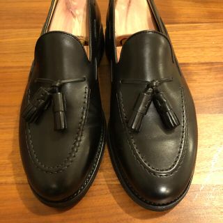 クロケットアンドジョーンズ(Crockett&Jones)のberwick 8491 ブラック タッセルローファー UK5 1/2(ドレス/ビジネス)