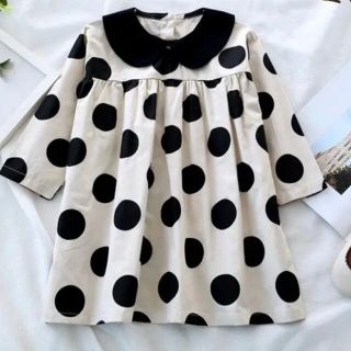 ザラキッズ(ZARA KIDS)の大人気　ドット柄　ワンピース(ワンピース)