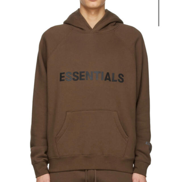 FEAR OF GOD(フィアオブゴッド)の【送料込み★】ESSENTIALS パーカー ブラウン FOG XL 限定カラー メンズのトップス(パーカー)の商品写真