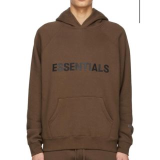 フィアオブゴッド(FEAR OF GOD)の【送料込み★】ESSENTIALS パーカー ブラウン FOG XL 限定カラー(パーカー)