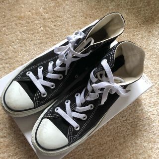 コンバース(CONVERSE)のCONVERSE コンバース オールスター ハイカット 24.0 黒(スニーカー)