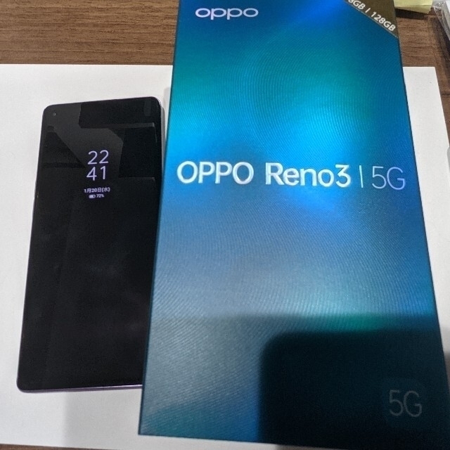 OPPO(オッポ)のOPPO Reno3 5G ソフトバンク版 SIMロック解除済み Felica スマホ/家電/カメラのスマートフォン/携帯電話(スマートフォン本体)の商品写真
