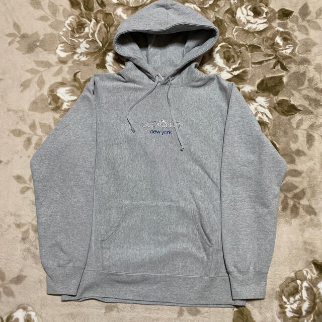 Supreme(シュプリーム)の16aw Supreme CHROME classic logo パーカー　L メンズのトップス(パーカー)の商品写真