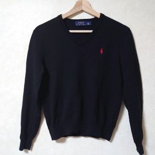 ポロラルフローレン(POLO RALPH LAUREN)のPOLORALPHLAUREN　ポロラルフローレンウールニットブラックXS(ニット/セーター)