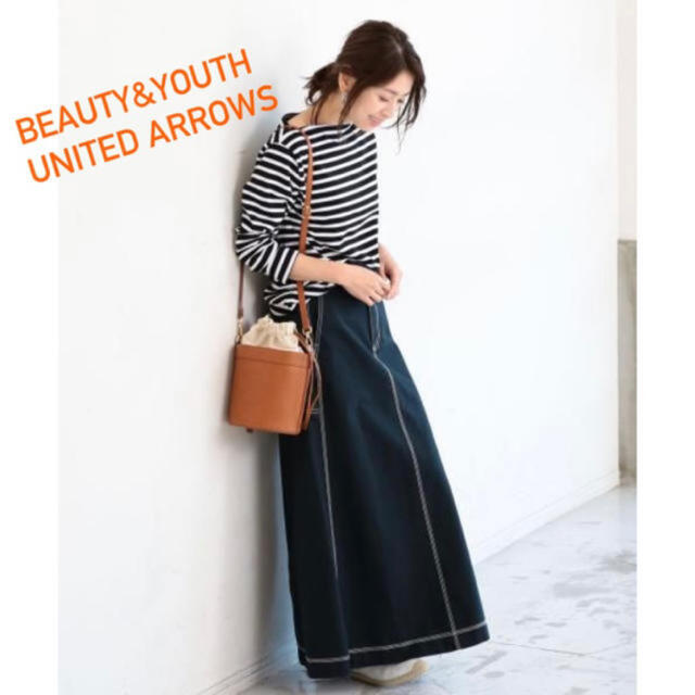 BEAUTY&YOUTH UNITED ARROWS(ビューティアンドユースユナイテッドアローズ)のビューティーアンドユース　ステッチスカート レディースのスカート(ロングスカート)の商品写真