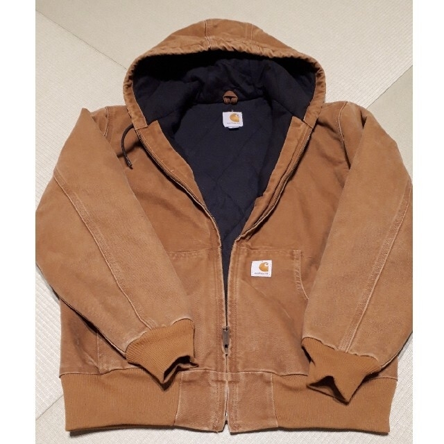 carhartt(カーハート)のカーハート　アクティブジャケット　Mサイズ　ブラウン メンズのトップス(パーカー)の商品写真