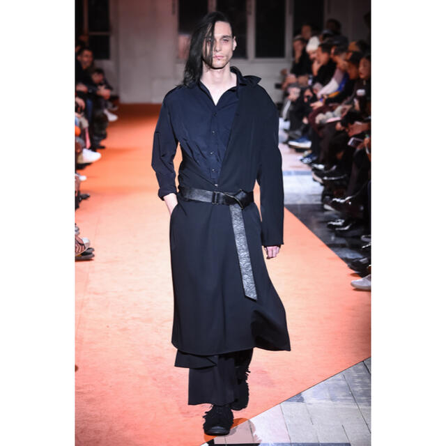 Yohji Yamamoto - yohjiyamamotopourhomme 18aw ベルト コートの通販