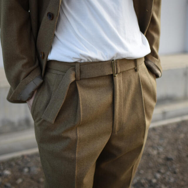 1LDK SELECT(ワンエルディーケーセレクト)のAURALEE -Wool Cashmere Flannel セットアップ メンズのスーツ(セットアップ)の商品写真