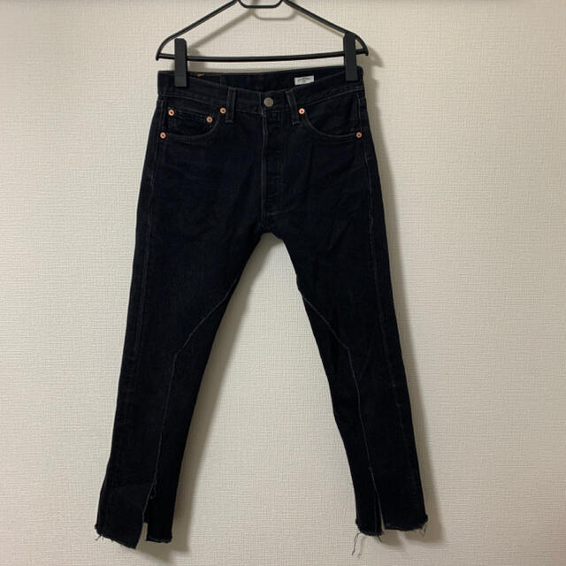 OLD PARK SLIT JEANS BLACK XS 1