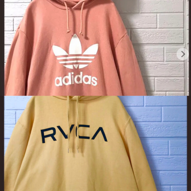 RVCA(ルーカ)のルーカ　アディダス　パーカー　おまとめ　専用 メンズのトップス(パーカー)の商品写真