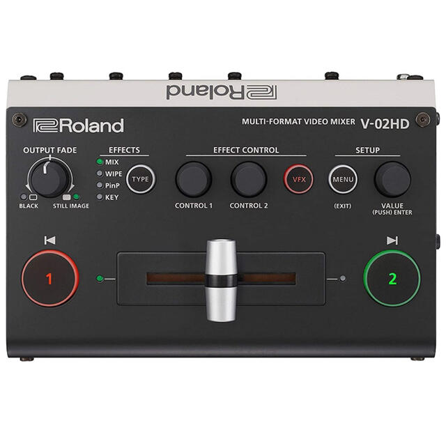 Roland(ローランド)のROLAND V-02HD スケーラー内蔵 2CH ビデオスイッチャー 楽器のレコーディング/PA機器(その他)の商品写真