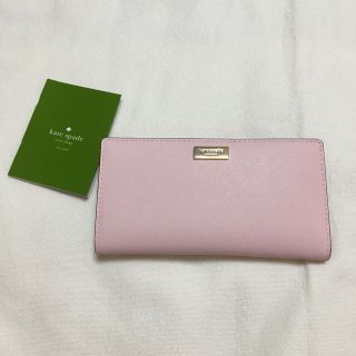 ケイトスペードニューヨーク(kate spade new york)のケイトスペード  スリム長財布 ピンク(財布)