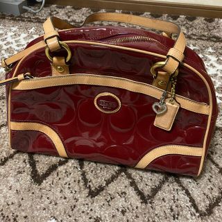 コーチ(COACH)のプランク様専用　コーチ　エナメル　バッグ(ボストンバッグ)