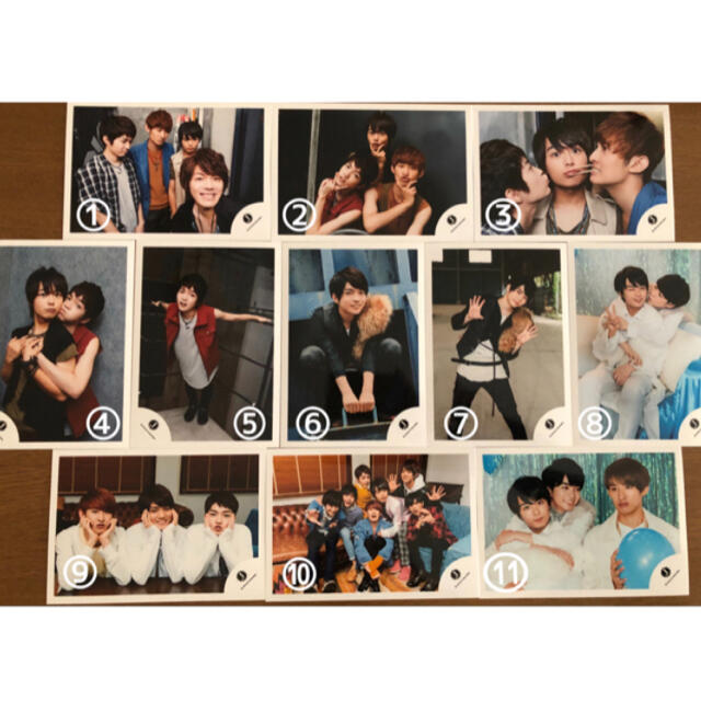 Johnny's(ジャニーズ)の公式写真/⑨⑩のみ エンタメ/ホビーのタレントグッズ(アイドルグッズ)の商品写真