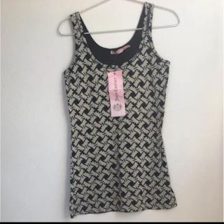 ジューシークチュール(Juicy Couture)のカットソー 犬 ジューシークチュール 黒 ベージュ(Tシャツ(半袖/袖なし))