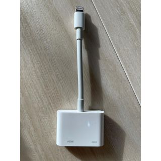 アップル(Apple)のLightning digital HDMI アダプタ　純正　Apple 正規(映像用ケーブル)