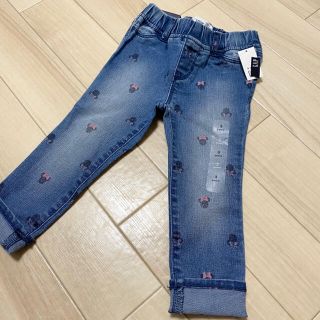 ベビーギャップ(babyGAP)のbabygap ベビーギャップ　ミニー　デニム　新品未使用タグ付き　100(パンツ/スパッツ)