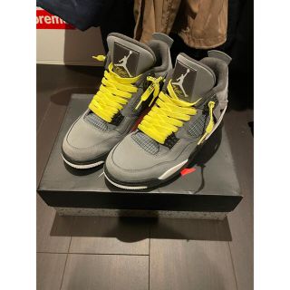 ナイキ(NIKE)のエアジョーダン４　COOL GREY 26.5㎝(スニーカー)