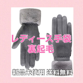 【新品未使用】レディース手袋 冬用手袋 五本指 グローブ 裏起毛 防風機能(手袋)