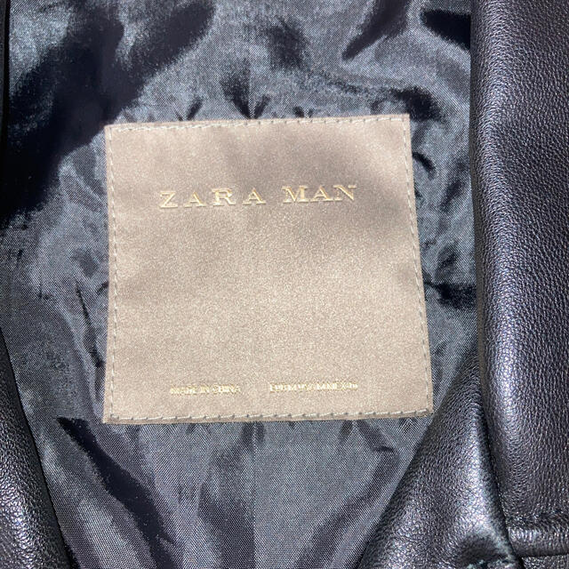 ZARA(ザラ)のZARA フェイクレザー メンズのジャケット/アウター(レザージャケット)の商品写真