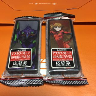 ローソン限定 エヴァンゲリオンタブレット アスカ 初号機 2個セット 新品未開封(キャラクターグッズ)
