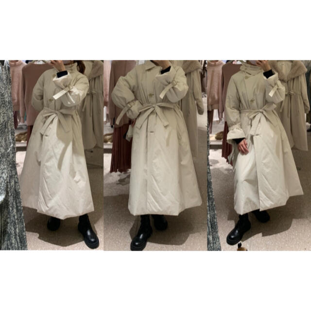 ソフトパープル トレンチ中綿コート スナイデル | vuzelia.com
