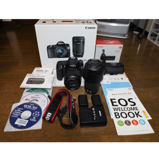 Canon EOS 70D ボディ \u0026 グリップ BG-E14 セット