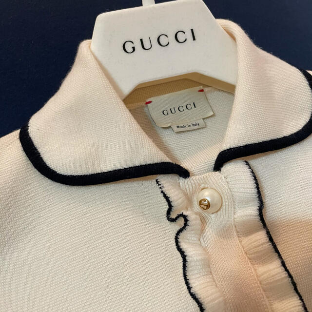 Gucci(グッチ)のGUCCI ワンピース キッズ 美品 キッズ/ベビー/マタニティのキッズ服女の子用(90cm~)(ワンピース)の商品写真