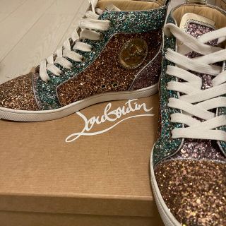 クリスチャンルブタン(Christian Louboutin)のルブタン スニーカー ハイカット グリッター(スニーカー)